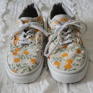 Vans x Doheny Orange Blossom Cushion Sneakers 7 EUC Light Gray